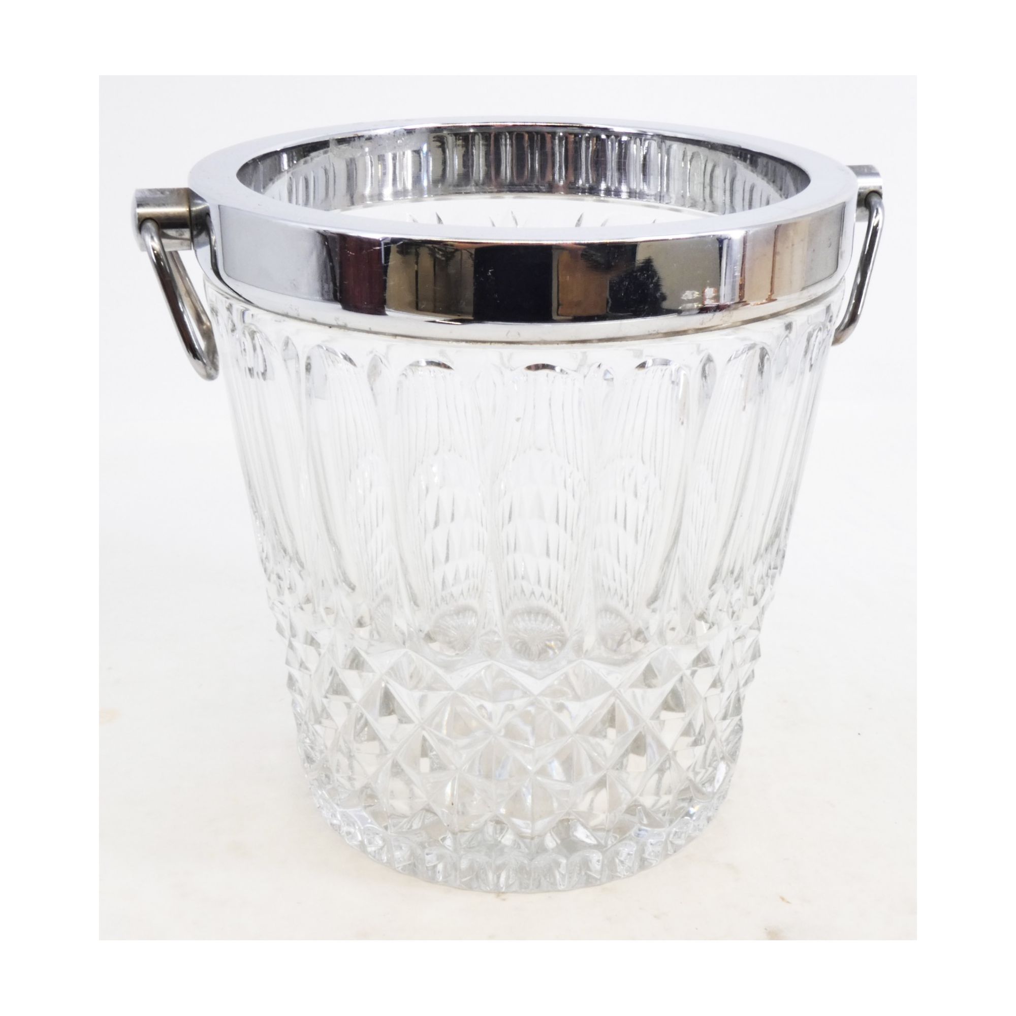 Large Glass Champagne Bucket Large Glass Champagne Bucket