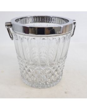 Large Glass Champagne Bucket