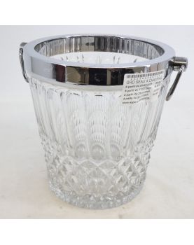 Grand Seau à Champagne en  Verre
