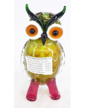 Blown Glass Owl Subject