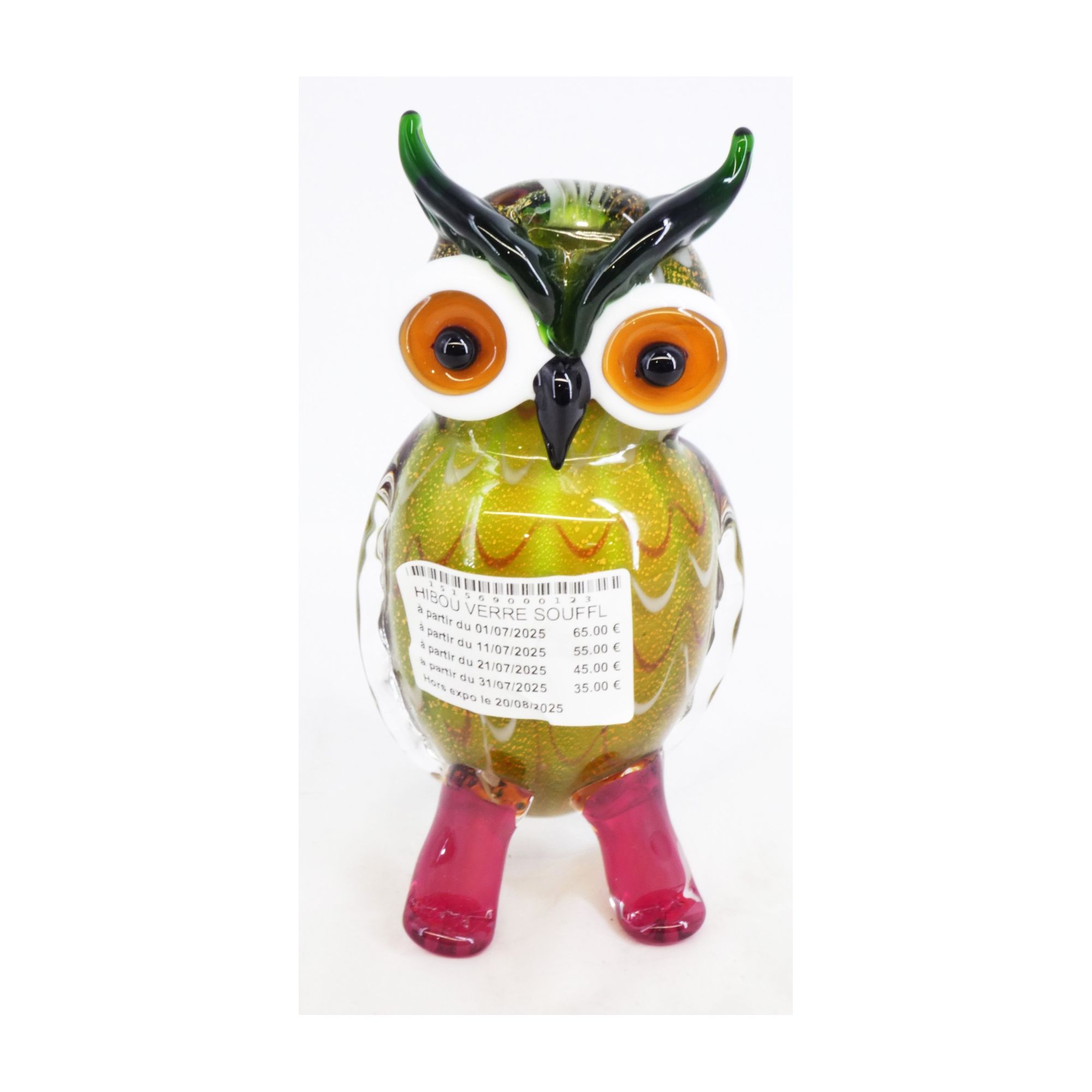 Blown Glass Owl Subject Blown Glass Owl Subject