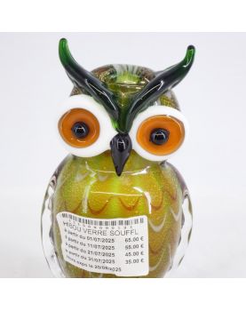 Blown Glass Owl Subject