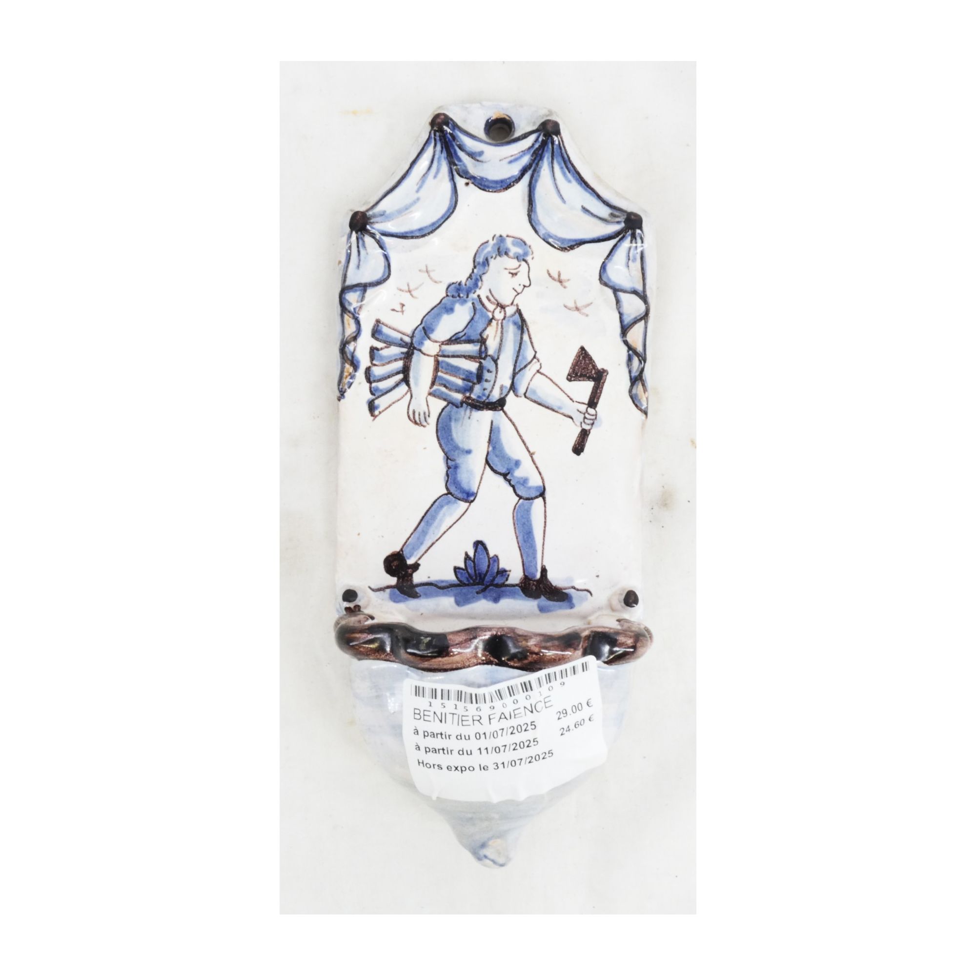 Earthenware Holy Water Font Earthenware Holy Water Font