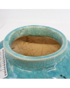Vase Asie Émaillé Vert