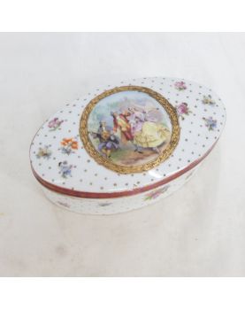 Romantic Decor Porcelain Candy Box