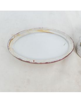 Bonbonnière en Porcelaine Décor Romantique
