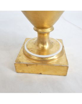Pair of PARIS Porcelain Vases with Restoration