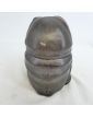 Seal Covered Pot in Earthenware and Leather Sheath