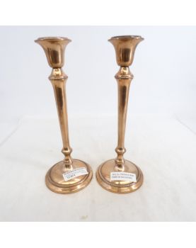 Pair of Copper Candlesticks