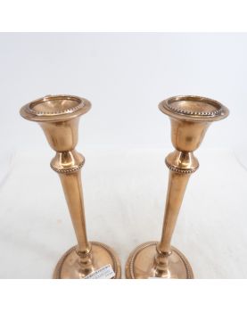 Pair of Copper Candlesticks
