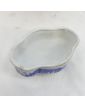 Covered Pot in Asian Blue Earthenware
