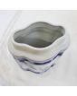 Covered Pot in Asian Blue Earthenware
