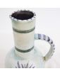 Earthenware Pitcher with Floral Decor
