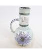 Earthenware Pitcher with Floral Decor