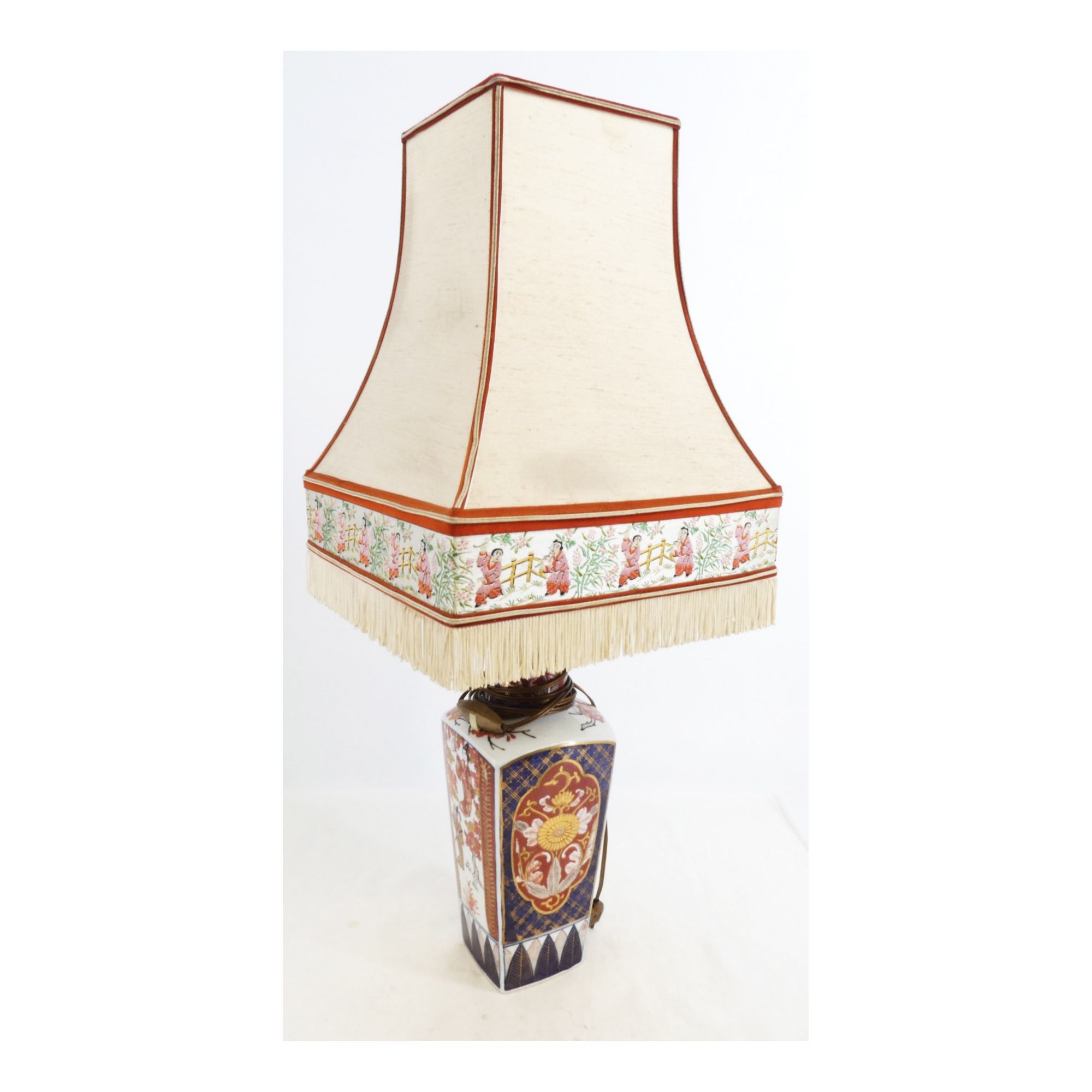 Pied de Lampe IMARI Asie Pied de Lampe IMARI Asie
