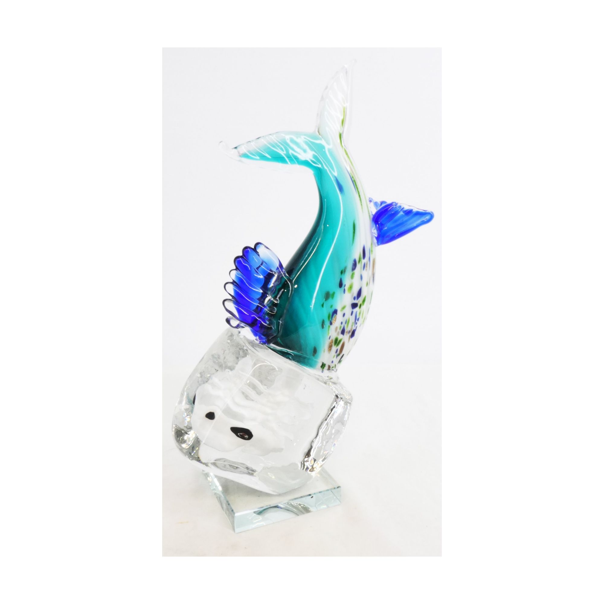 Poisson Squelette en Verre Soufflé Poisson Squelette en Verre Soufflé