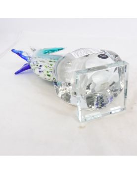 Blown Glass Skeleton Fish