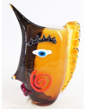 Blown Glass Skeleton Fish
