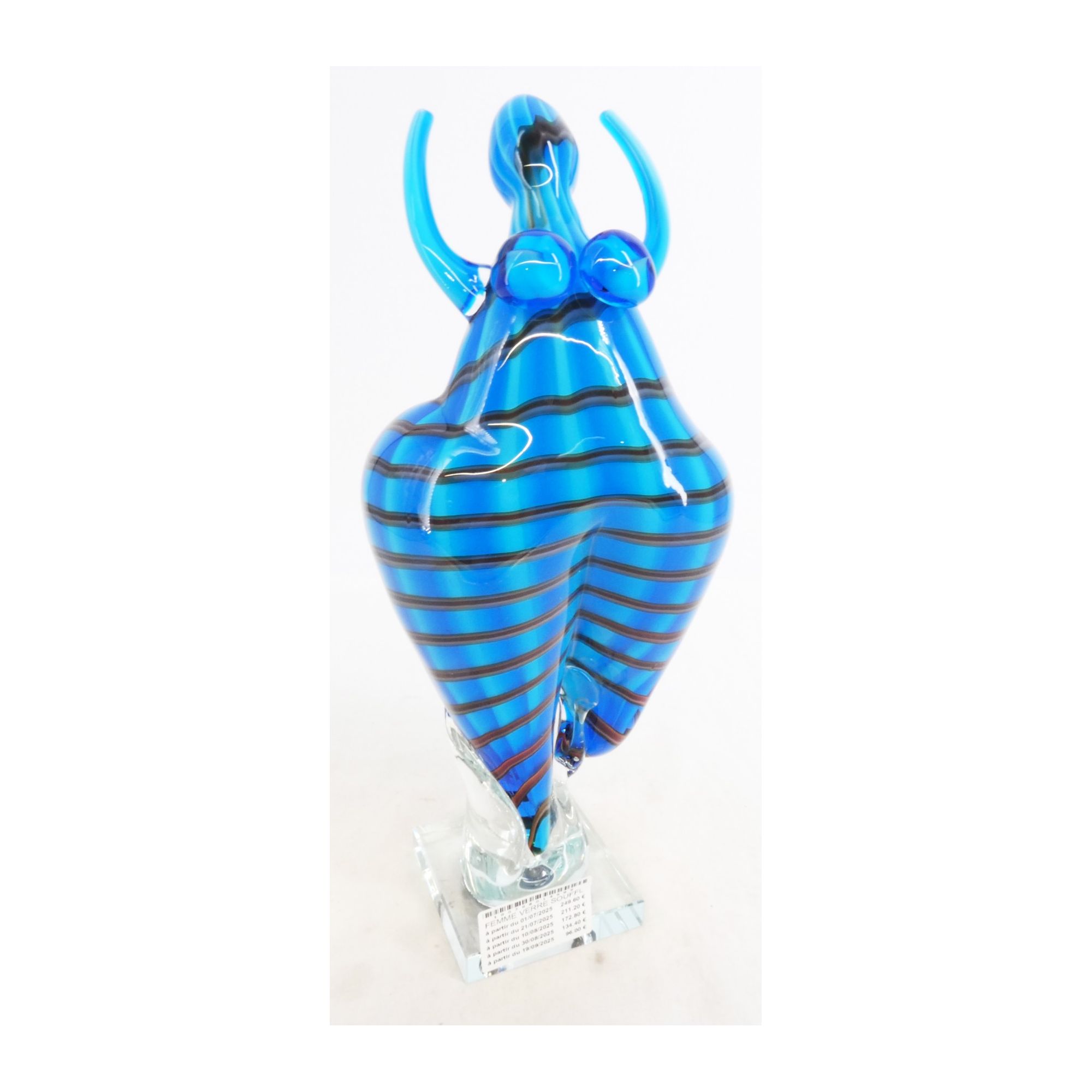 Blue Blown Glass Woman Subject Blue Blown Glass Woman Subject