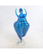Sujet Femme en Verre Soufflé Bleue