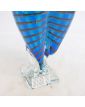 Sujet Femme en Verre Soufflé Bleue