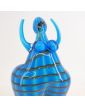 Sujet Femme en Verre Soufflé Bleue