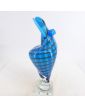 Sujet Femme en Verre Soufflé Bleue