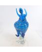 Sujet Femme en Verre Soufflé Bleue