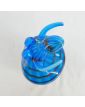 Blue Blown Glass Woman Subject