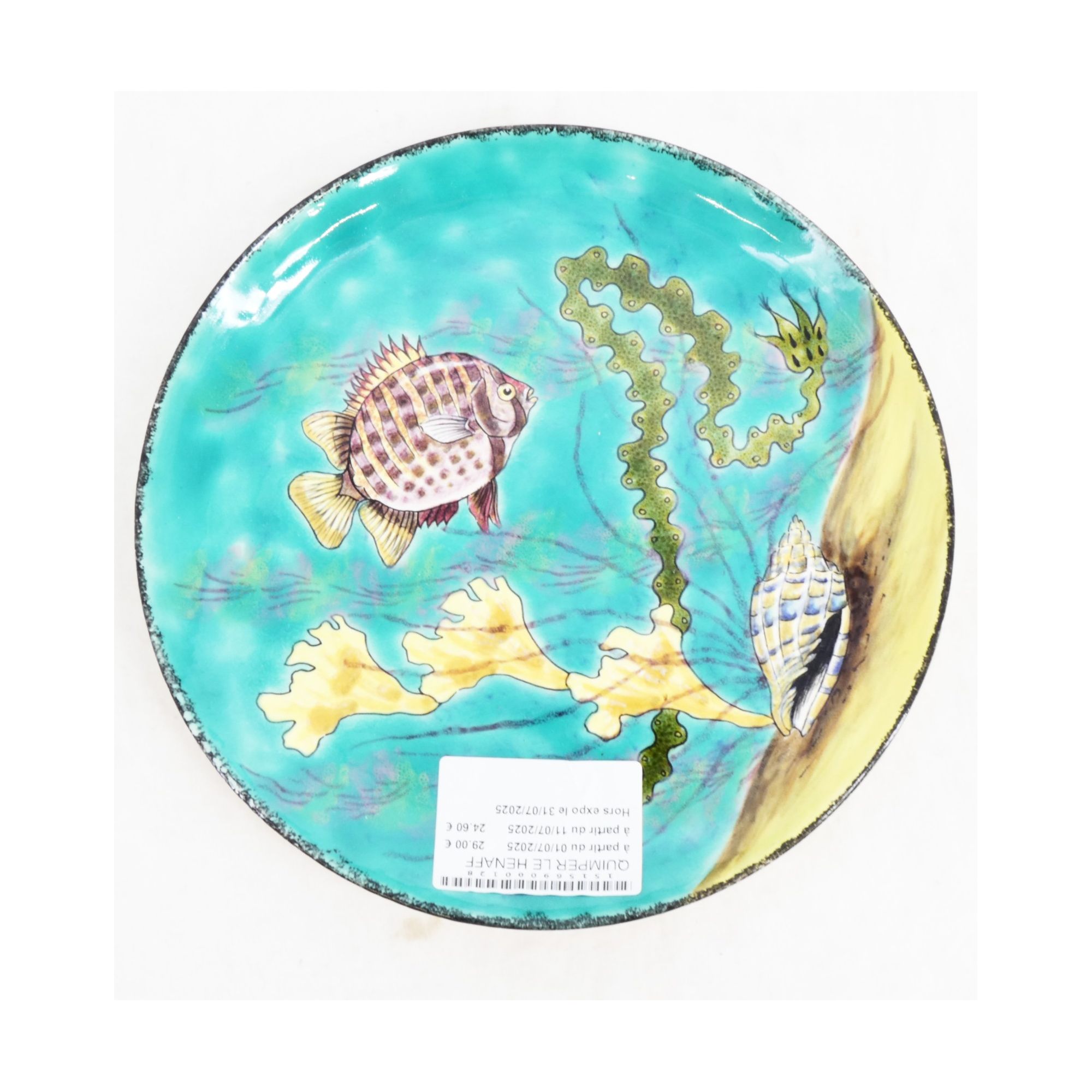 Fish Plate QUIMPER le Henaff Fish Plate QUIMPER le Henaff
