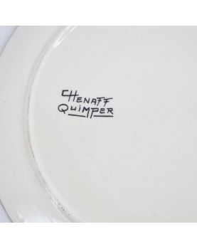 Assiette Poisson QUIMPER le Henaff