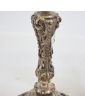 Paire de Bougeoirs en Bronze Argenté