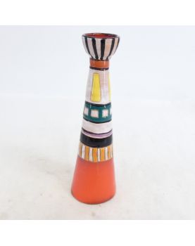 Red Enamel Lamp Base