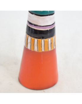 Red Enamel Lamp Base