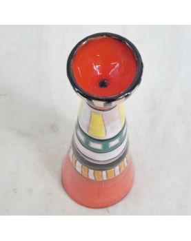 Red Enamel Lamp Base