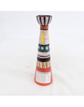 Red Enamel Lamp Base