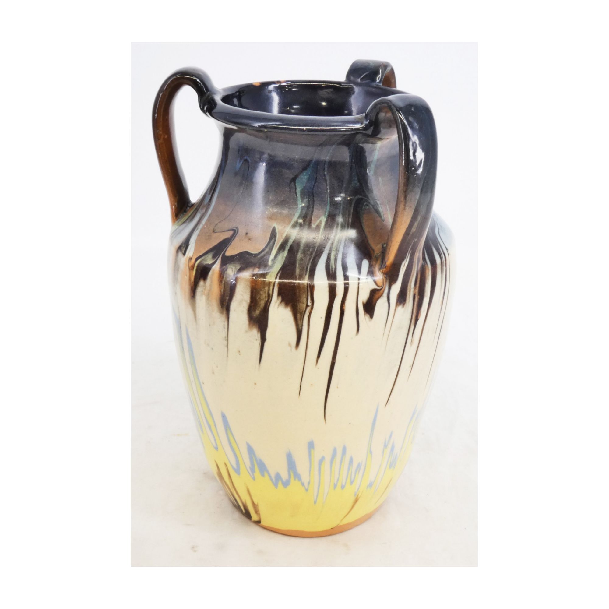 Vase with 3 Anses Glazed Vase with 3 Anses Glazed