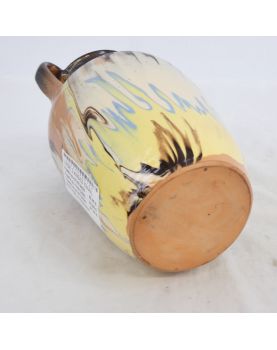 Vase with 3 Anses Glazed