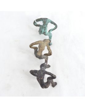 Trio of Bronze Figures