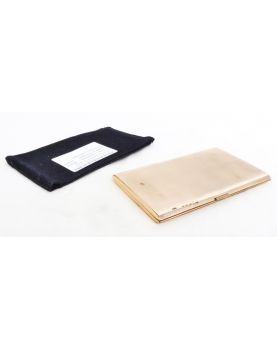 Gold Plated Cigarette Case