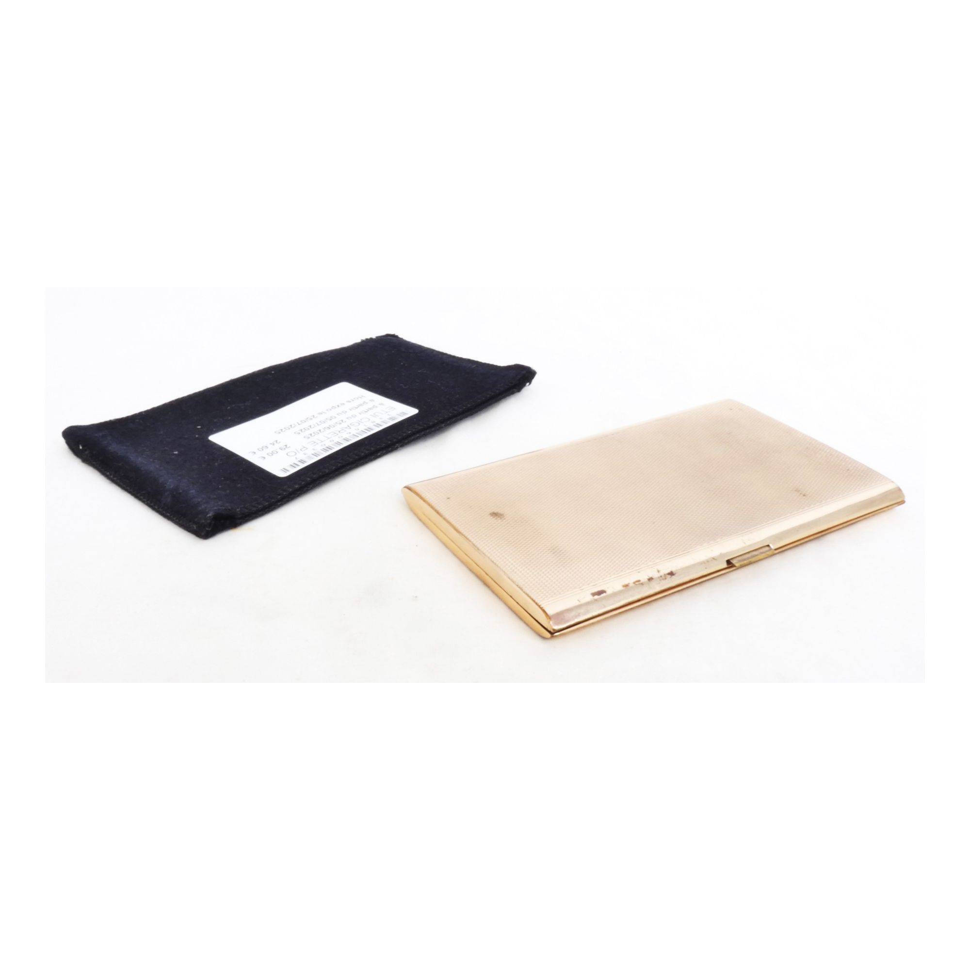 Gold Plated Cigarette Case Gold Plated Cigarette Case