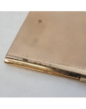 Gold Plated Cigarette Case