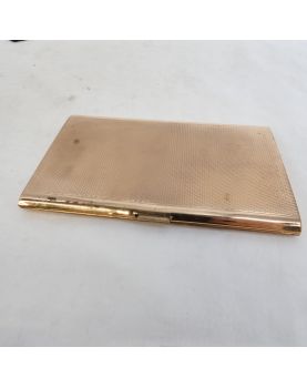 Gold Plated Cigarette Case