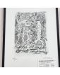 Small Lithograph Signed J. SCHOUMANN Cobra Movement