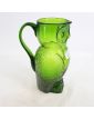 Pichet Chouette en Verre Vert