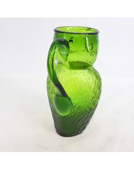 Pichet Chouette en Verre Vert