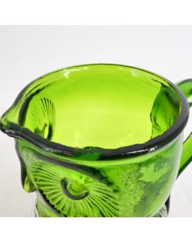 Pichet Chouette en Verre Vert