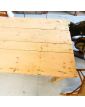 Ancienne Grande Table en Sapin 2 Tiroirs