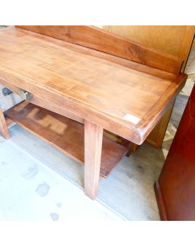 Console en Merisier Massif avec 1 Tiroir