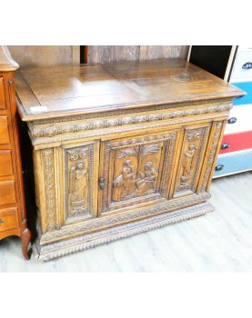 Meuble de Presbytère XIXe Siècle 1 Porte